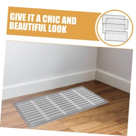 SEWACC 4Pcs Magnetic Floor Vent Covers Easy to Install Air Vent Filters for Home Office Shopping Malls Debris Traps for Floor Registers