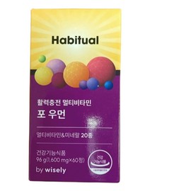 Partner company Multivitamin Woman 1600mg 60 tablets (1 unit) / 멀티비타민 우먼 1600mg 60정 1개