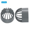PATIKIL 40mm ID Atrium Drain Grate Cover, 2 Pack Round