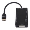 CableDeconn HDMI to DVI 4K/VGA/HDMI 4K/Audio 4-in-1 Adapter Converter Cable