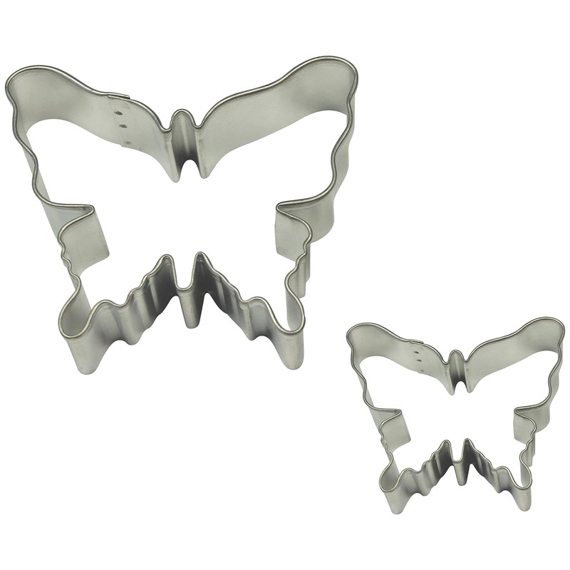 PME SC612 Butterfly Metal Cookie & Sugar Craft Cutter, Silver