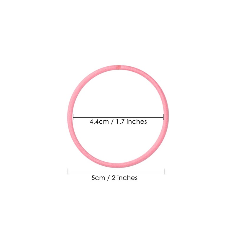 DS. DISTINCTIVE STYLE Hair Ties 50 Pieces 2.5 mm Elastic
