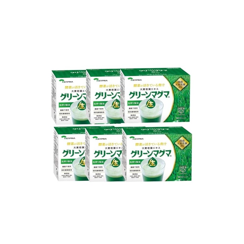 Green Magma, Pack of 30, Set of 6