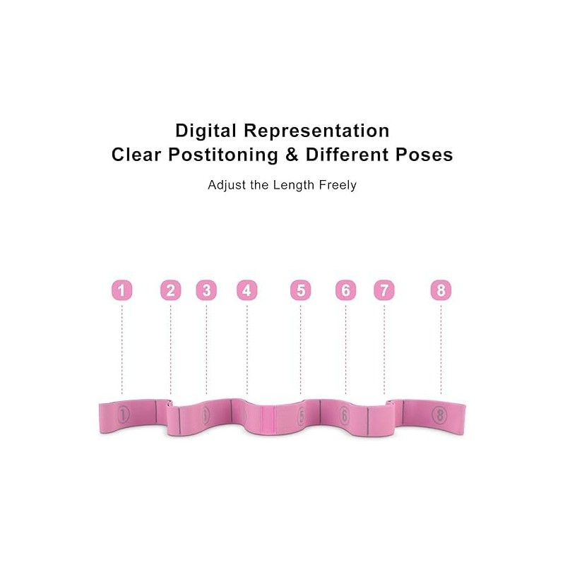Stretch Strap, Elastic Yoga Stretching Strap, Multi-Loop for Physical Therapy,