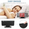 Upgraded Projection Alarm Clock, 4-Level Dimmer, 7.8" Large Screen, Snooze