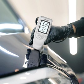 Digital Coating Thickness Gauge - Professional Coating Depth Gauge Tester For Cars | Industrial High Precision Automatic Thickness Paint Meter With LCD Display For Used Car Buyers, Check The Car's Ori