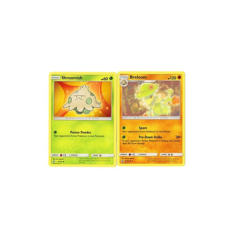 Evolution Card Set - Breloom - 108/236 - Sun Moon