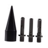 SHINEOFI 1 Set Firewood Drill Bit Set Wood Splitter Kit