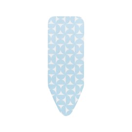Brabantia Size C (49 x 18 inches) Replacement Ironing Board Cover with Thick Foam & Felt Padding (Fresh Breeze) Easy-Fit, 100% Cotton