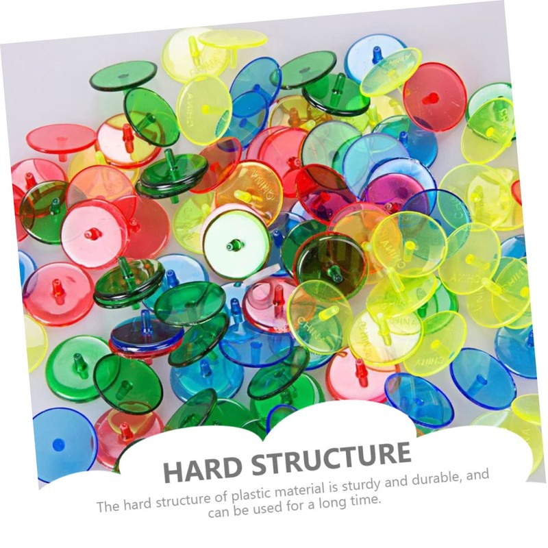 SUPVOX Golf Ball Markers 100pcs Plastic Markers for Golf Course
