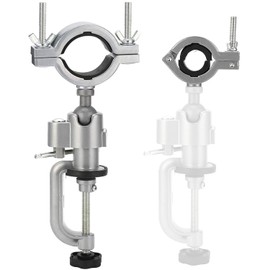 360 Degree Table Bench Clamp Vise Drill Rack Support Electric Drill Stand Grinder Holder Bracket For Electric Drill, Grinder, Rotary Tool with Replaceable Clamping for Woodworking Metalworking