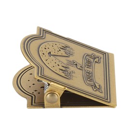 Clips para Carpetas, Clip para Libros con Fuerte Fuerza de Sujeción, Accesorios para Cuadernos de Viajero de Latón para Cuaderno de Diario (Tipo 2)