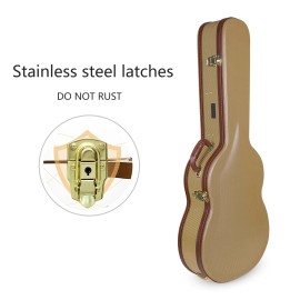 Crossrock 4/4 Full Size Classical Guitar Case, Arch-top Wooden Hardshell