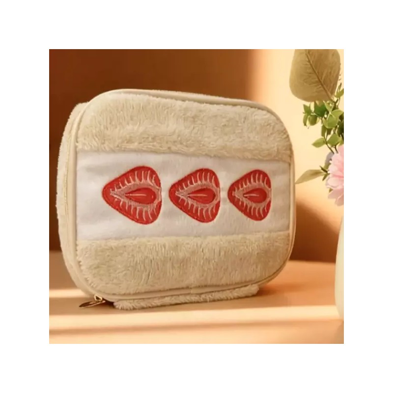 Allbi 올바이 딸기샌드위치 파우치 여성파우치 Allby Strawberry Sandwich Pouch Women's