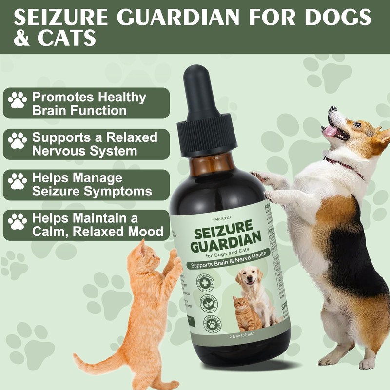 Seizure Guardian for Dogs and Cats, Natural Liquid Formula for