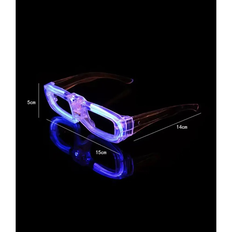 Gafas Led Neón Intermitentes Para Fiestas Y Baladas