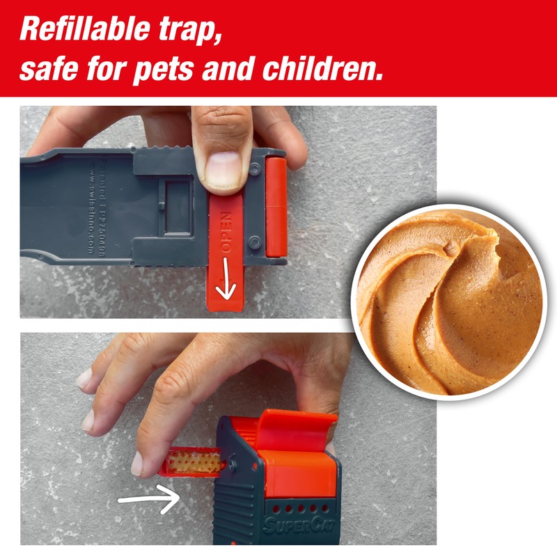 SWISSINNO Mouse Trap No See No Touch - Effective, Non-Contact