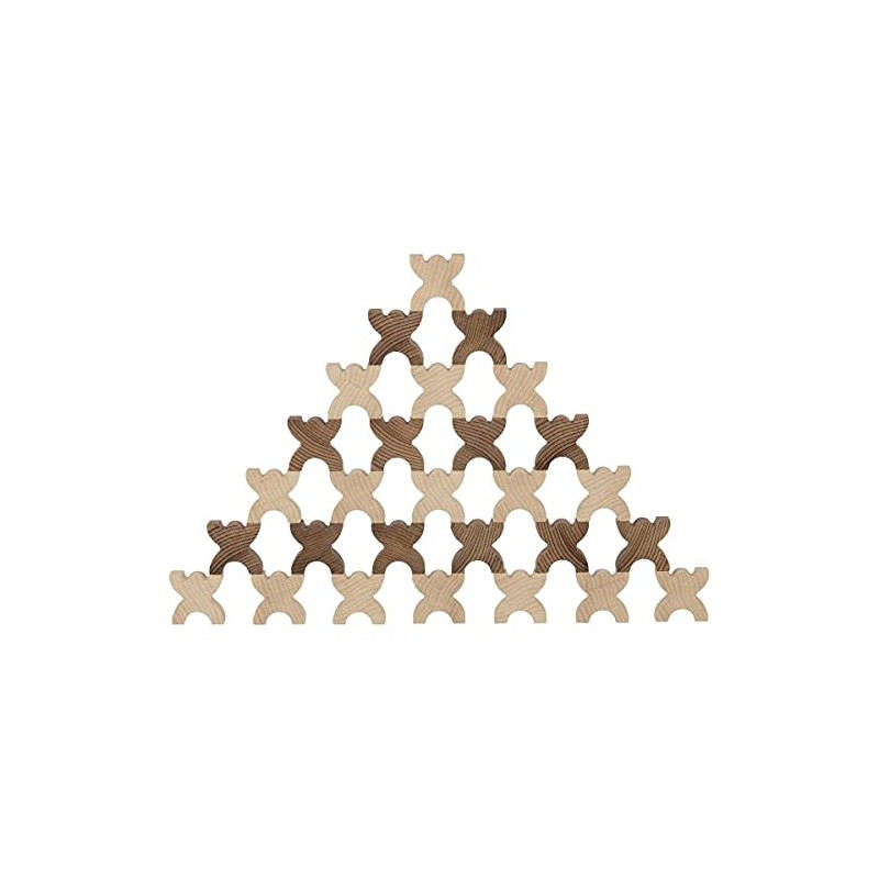 Goki 58717 Xmanis Stacking Men, Natural, Mixed