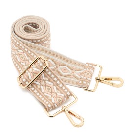 Wide Shoulder Strap Adjustable Replacement Belt Guitar Style Crossbody Bag Handbag Strap Multicolor Canvas Straps(Wide:2in)(Color15)