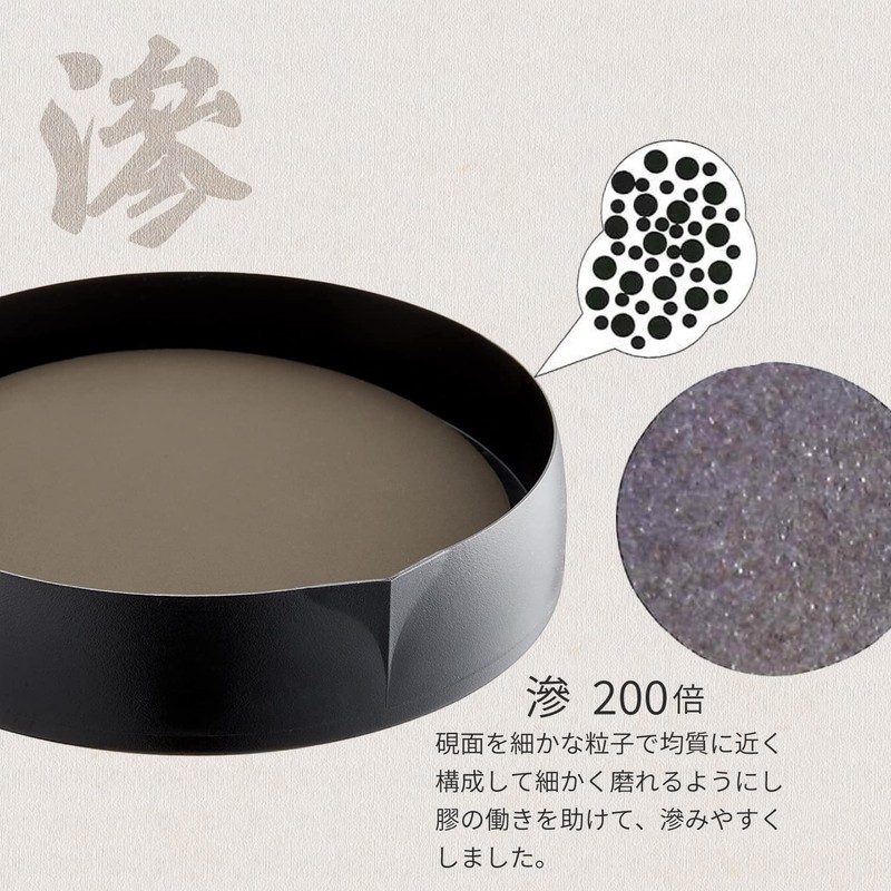 Sumiundo 13638 Sumiike Oblique Ink Stone SS Type Fuzu