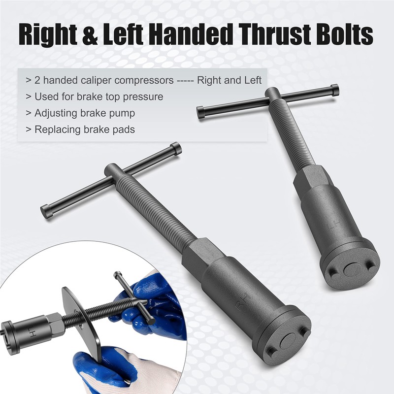 MOSTPLUS Universal Disc Brake Caliper Wind Back Tool and Piston