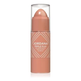 Jordana Triple Play All Over Color Rubor Labios Sombra Nude Peach