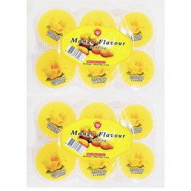 Mango Flavour Pudding with Nata De Coco, (3.88 OzX6Cups),2 Pack