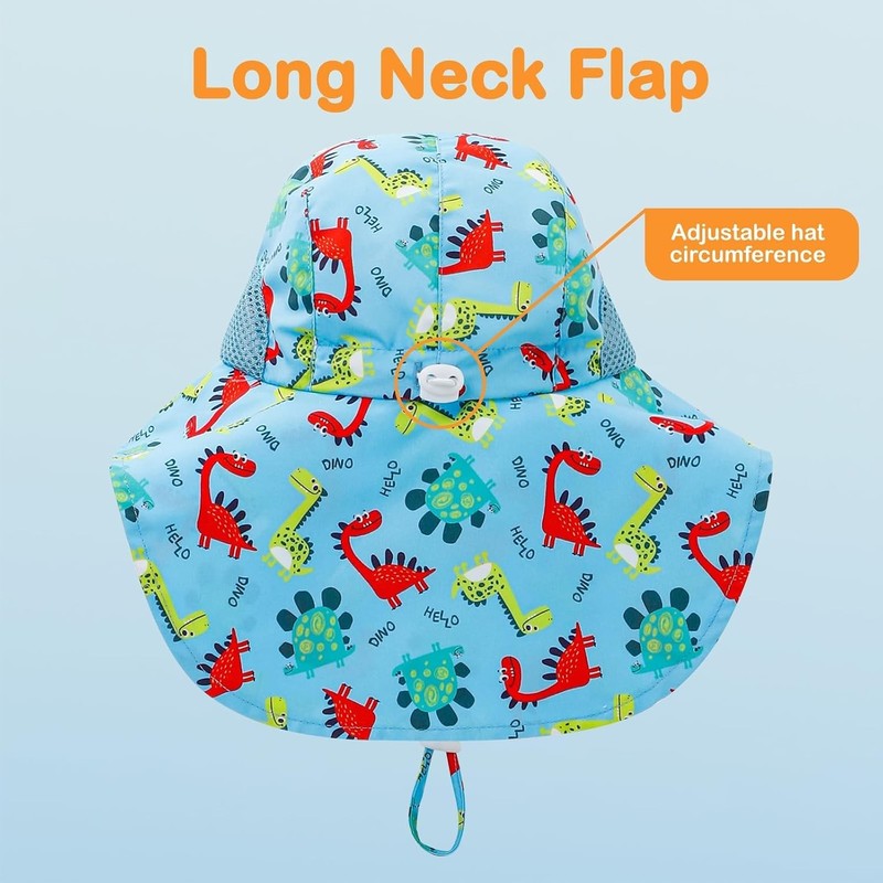 2 Sombrero para Niños, Sombrero de Sol de ala Ancha