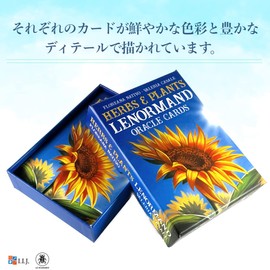 Herbs & Plants Oracle Card, Herbs & Plants Lenormand Oracle Cards, Japanese Instruction Manual Included (English Language Not Guaranteed)