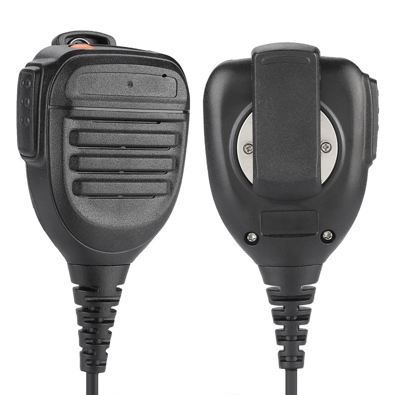 3.5mm PTT Handheld Walkie Talkie Radio Speaker Mic For YAESU