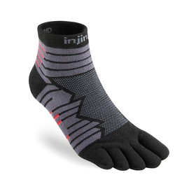 Injinji Ultra Run Minicrew Teensokken Onyx, L, (IS401130-ONY-L)