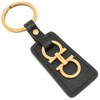 Salvatore Ferragamo 22E014 GANCINI Key Ring, Women's, (1) NERO(0734287)