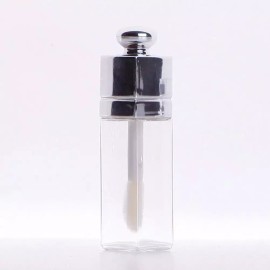 휴대용 립글로즈 틴트 공병 고급형 소분 용기 3ml 립글로즈케이스 Portable Lip Gloss Tint Refill Container Premium 3ml Lip Gloss Case [Tint container silver - 3ml]