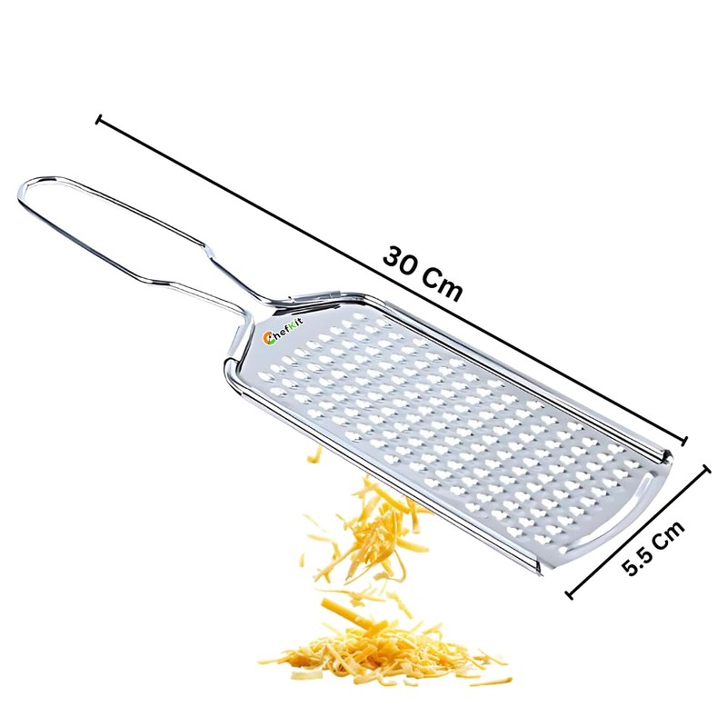CHEFKIT Stainless Steel Ginger & Cheese Grater | Sharp Blades