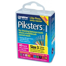 Piksters Buy Piksters Size 3 Yellow 40 Pack Online
