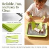 Ice Cream Roll Maker, Ice Rolls Plate with 2 Spatulas