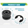 Icyhaws 2PCS Transfer Case Shift Linkage Bushings with E-Clip, Shifter