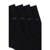 BOSS Men's Business Socks, Soft Cotton, Pack of 5, Black,