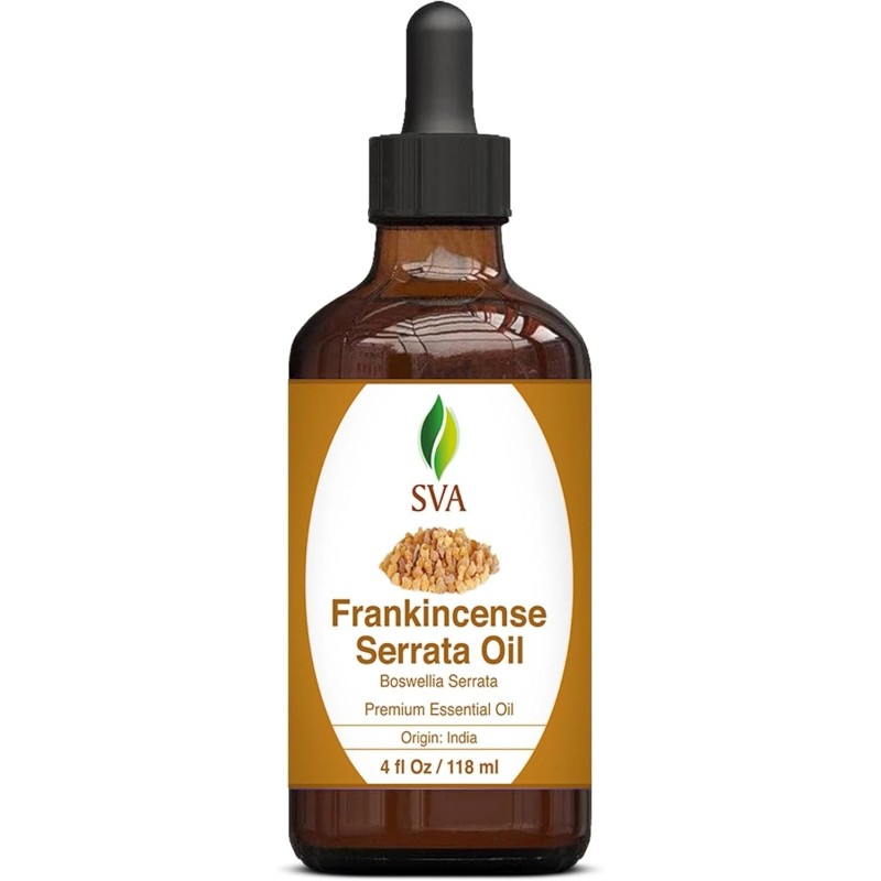 SVA Frankincense Essential Oil 4oz 100% Pure Boswellia + Dropper