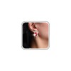 Cybche Boho Ruby Teardrop Stud Earrings Oval Red Crystal Stud