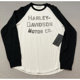 NEW HARLEY DAVIDSON 96323-22VM Men's Classic Amplifier Long Sleeve Raglan Tee XL