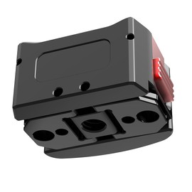 MINGVEN Charging Adapter Base for DJI Osmo Pocket 3, Desktop Type-C Charging Dock Fit 1/4 Screw Hole, Aluminum Alloy Bracket with Helmet Mount