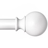 BRIOFOX White Curtain Rods for Windows 72 to 144 Inch(6-12ft)