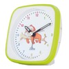 SELVA Quartz Alarm Clock Sloth Perfect for School Green/White Sweeping