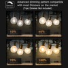 Achin 200FT Outdoor String Lights G40 Globe Patio Lights Waterproof