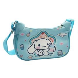 Educatgame Kawaii Crossbody Purse,Cute PU Leather Big Capacity Purse for Little Girls,Cute Shoulder/Crossbody Bags for Holiday,Travel (A)