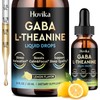 GABA L-Theanine Drops - Liquid GABA L-Theanine Supplement with L-Theanine,