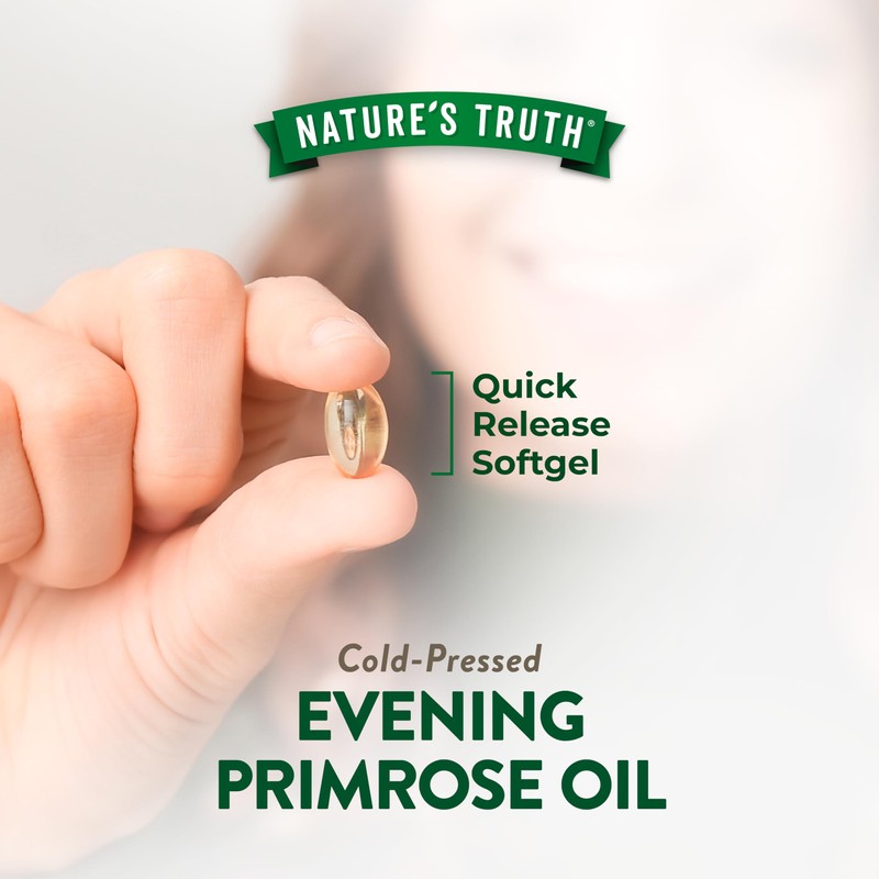Evening Primrose Oil 1000mg | 120 Softgel Capsules | High