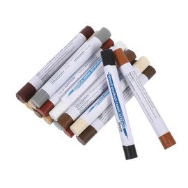 Kit de Reparación de Muebles 16 Marcadores y Crayones de Cera Multicolor para Madera Relleno para Reparar Arañazos y Abolladuras Fácil Aplicación Hogar Oficina y Espacios Comerciales