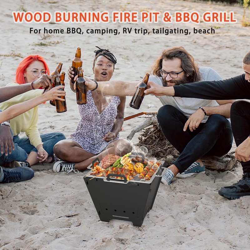 ONLYFIRE OUTDOOR LIVING 2 IN 1 BBQ Charcoal Grill &